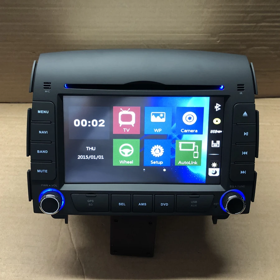 BYNCG Car DVD Player GPS Navigation 2 Din 6.2 Multimedia auto Radio for Hyundai sonata 2004-2008 with gps sd usb bt | Автомобили и
