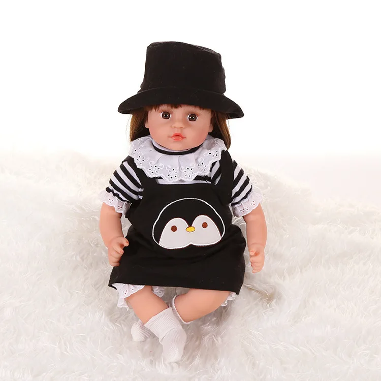 2-1 Bebes Reborn Baby Doll реалистичные куклы силиконовые Inteiro лучшие подарки для вашего ребенка Boneca Reborn с одеждой райские галерея - Цвет: 2-1