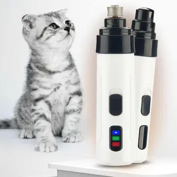 

USB Rechargeable Electric Dogs Nails Trimmer Pets Nail Cutter