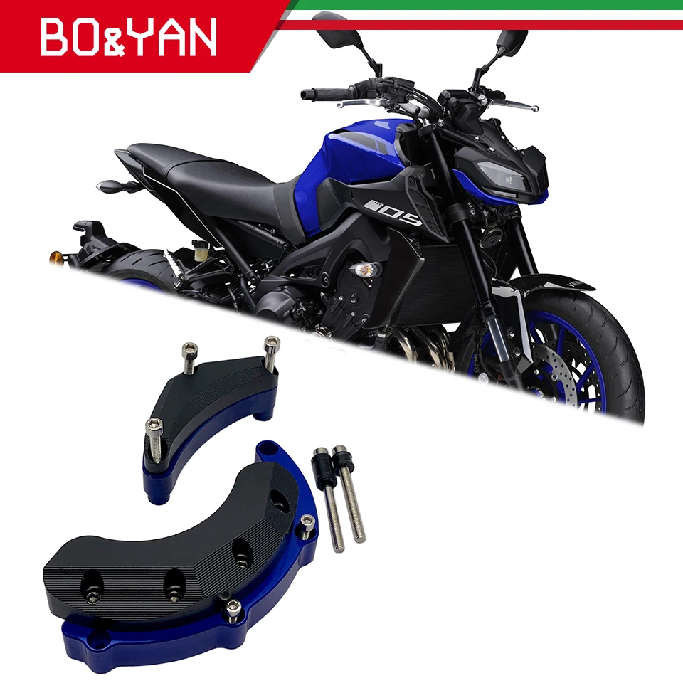 

For YAMAHA MT 09 MT09 FZ 09 XSR900 FJ 09 MT-09 TRACER 2014 2015 2016 2017 Motorcycle Engine Guard Case Slider Cover Protector