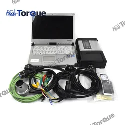 Multiplexeur MB STAR C5 pour Benz SD Connect C5 PK C4 Xentry Das Wis Epc, outil de Diagnostic de voiture et camion + CF C2 ordinateur portable 
