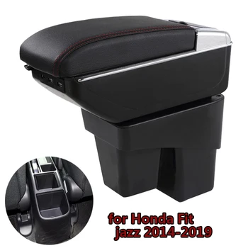 

for Honda Fit Jazz Multifunctional Armrest Box Center Console Storage Box Handrail 2014-2018 Swivel Handrail 2014 2015 2016 2017
