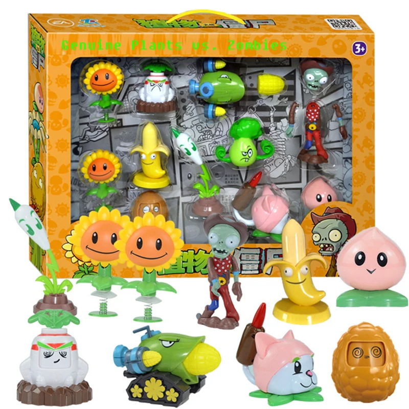 

2020 Plants vs. Zombies PVZ Figurine Action Figure Model Anime Character Toy Shooting Game Pea Shooter Children Christmas Gift