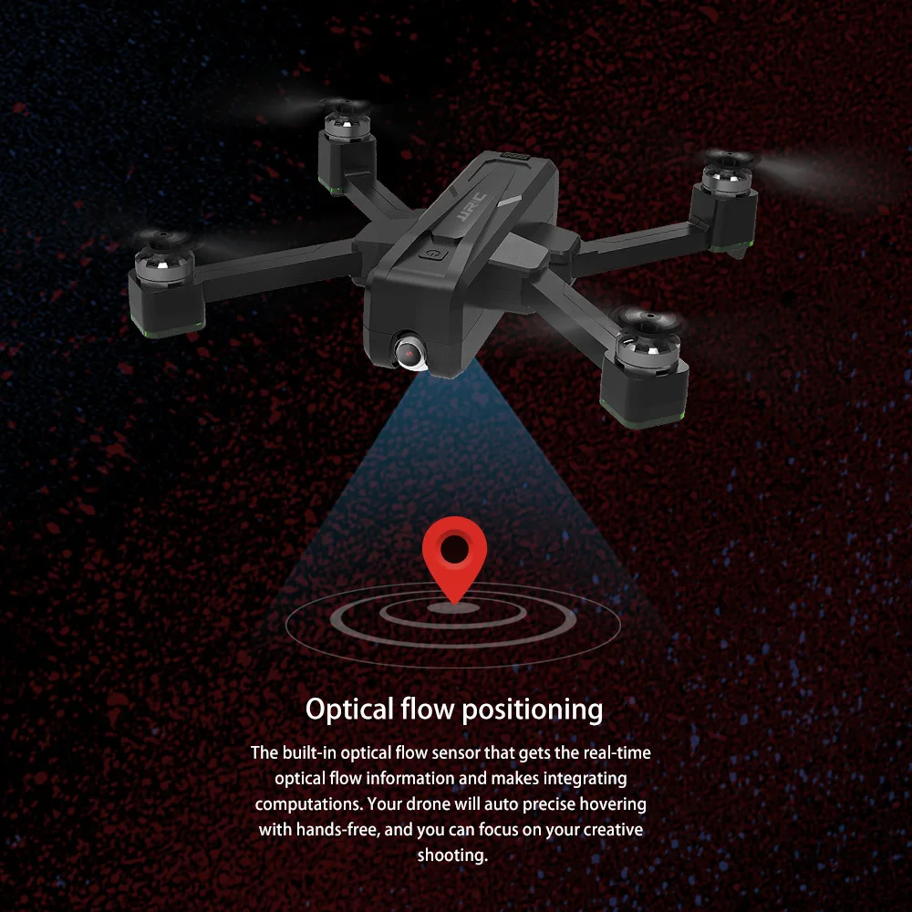 JJRC X11 беспилотный летательный аппарат 2K камера высокой четкости gps четырехосный автомобиль мини Дрон квадрокоптер против Eachine E58 SG 106