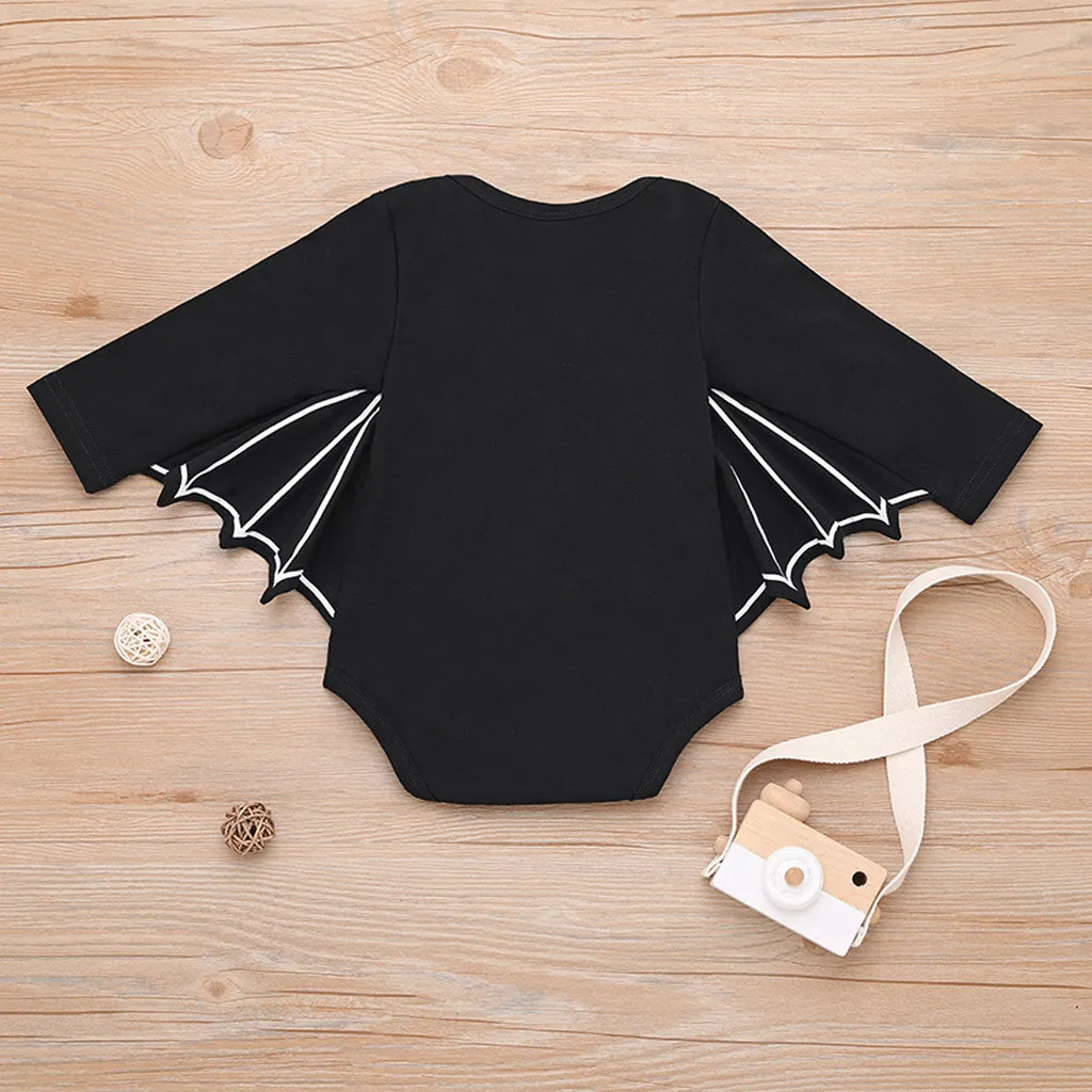 Baby Clothes Girl Jumpsuit For Newborns детские вещи Newborn Infant Baby Boy Girl Halloween Cartoon Bat Costume Romper Outfits