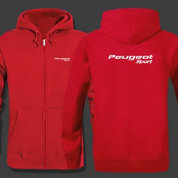 

Spring Cardigan Men Peugeot logo zipper Hoodies Jacket Print Clothing Fashion Casual zipper Sweatshirt