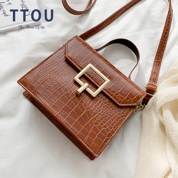 

New Women PU Leather Stone Pattern Shoulder Bag Handbags Female Fashion Crossbody Messenger Bags Large Capacity Casual Bag