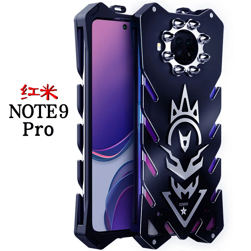 

Алюминиевый Чехол Thor для Xiaomi Redmi Note 9 Pro, Redmi Note9, 4G, чехол для телефона, чехол для телефона со вспышкой, кожаная сумка
