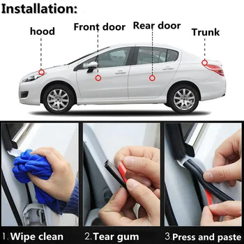 

Trim Seal Strip Rubber Heat resistance 16 Meters Replacement Car Durable