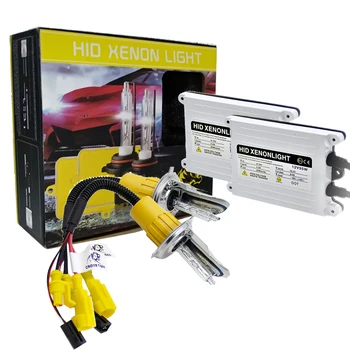 

55W 12V Xenon Light Bulb Car Headlight H8 H9 H11 9005 9006 HB4 H1 6000k HID Slim Ballast Xenons Headlamp Kit H4 Xenon H7 Lights