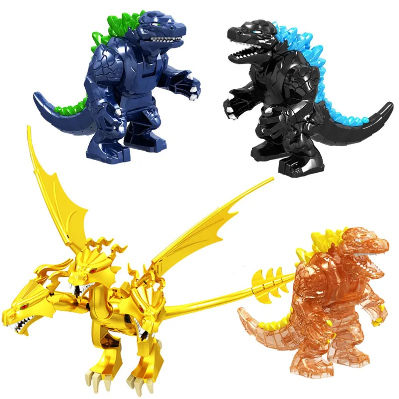 

2019 Marvel Avengers Movies The Battle Of Kings Godzilla 2 King Of The Monsters Figures Building Blocks Bricks Kids Toys