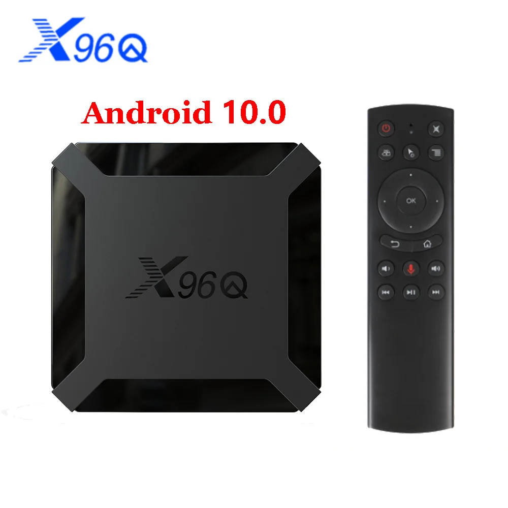 

X96Q Allwinner H313 Quad Core Smart Box Android 10.0 TV Box 2GB 16GB Support Netflix Youtube X96 Q Set Top Box 4K Media Player