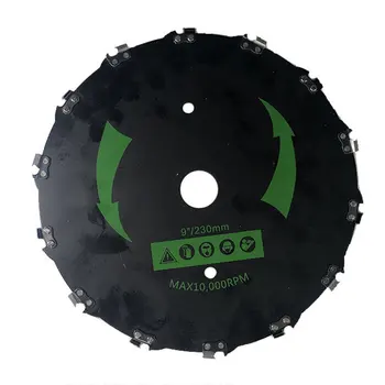 

Steel Grass Trimmer Head Mowing Lawnmower Parts 14 20 Tooth Disc Blade Grass Weed Brushcutter for Lawnmover Head Supplier