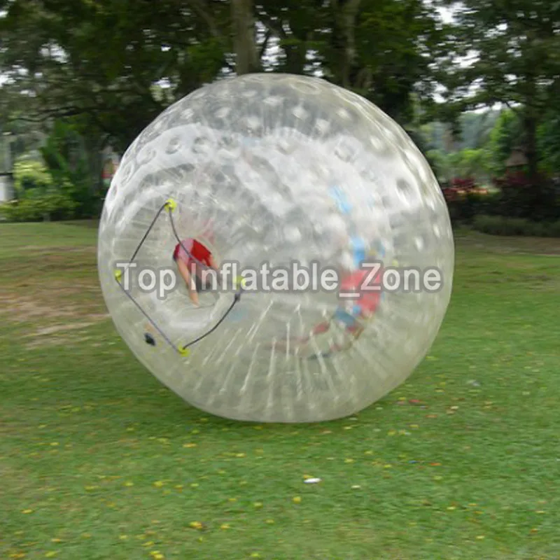 Big Discount Zorb ball Human Hamster Giant Transparent Adult Inflatable Zorb Ball / Body Zorb Ball For Outdoor Grass Game 2.5m