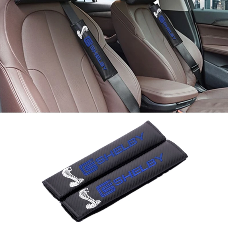 Чехол для ремня безопасности накладка на плечо Edge Mustang Shelby Gt500 GT350 F150 Focus Mondeo Kuga Fiesta