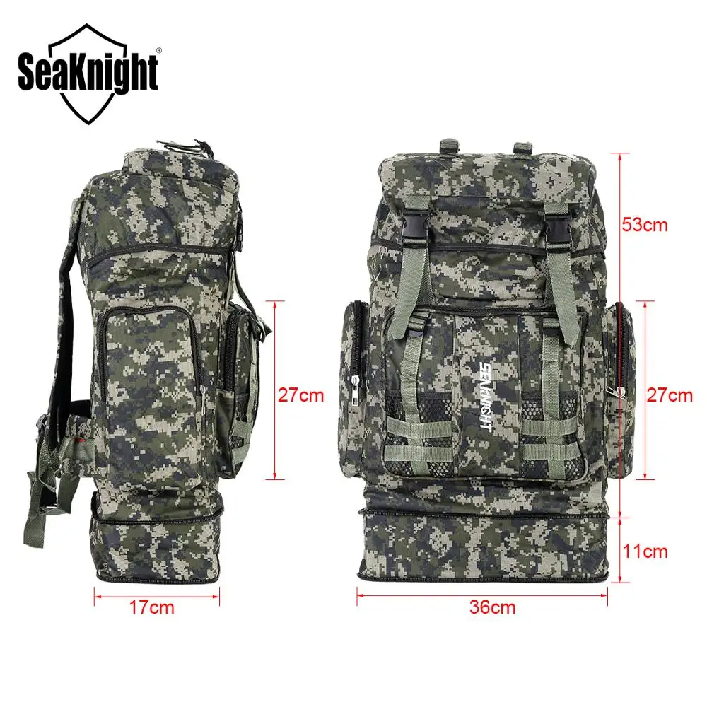 Сумка для рыбалки SeaKnight SK008 70 л большая емкость 36*64*17 см многофункциональный