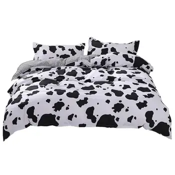 

home textiles cow pattern bedding set cute bed linens for girls Duvet Cover set Quilt cover Nordic High quality Queen king size