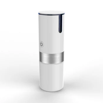 

Portable Electric Coffee Maker For Office Travel Stainless Steel Line Battery USB Link 200ml White