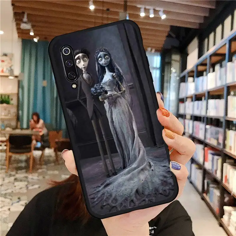 Tim Burtons Xác Chết Cô Dâu Ốp Lưng Điện Thoại Xiaomi Redmi 4X5 Plus 6A 7 7A 8 Mi8 8Lite 9 Note 4 5 7 8 Pro xiaomi leather case cover Cases For Xiaomi