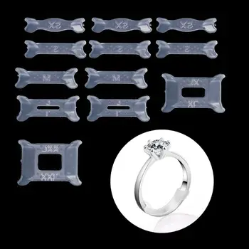 

12Pcs Invisible Ring Size Adjuster for Loose Ring Size Reducer Spacer Ring Guard