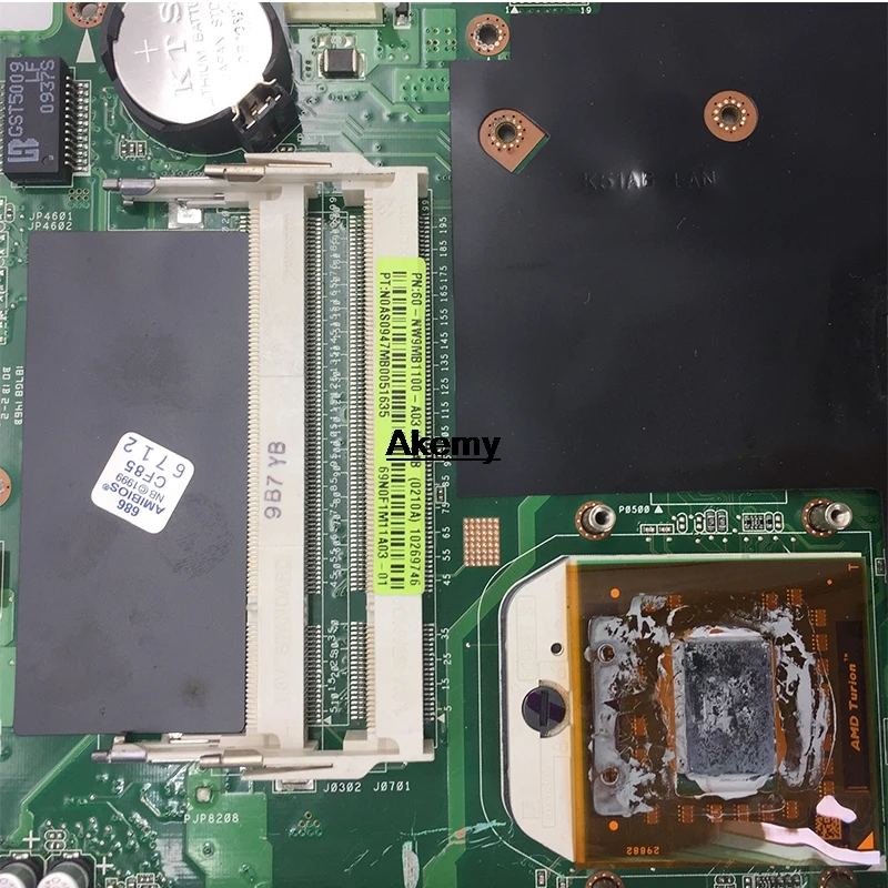 Akemy K51AB материнская плата PM для K70AF K70AD K70AB Материнская плата ноутбука Материнская плата полностью протестированная Рабочая