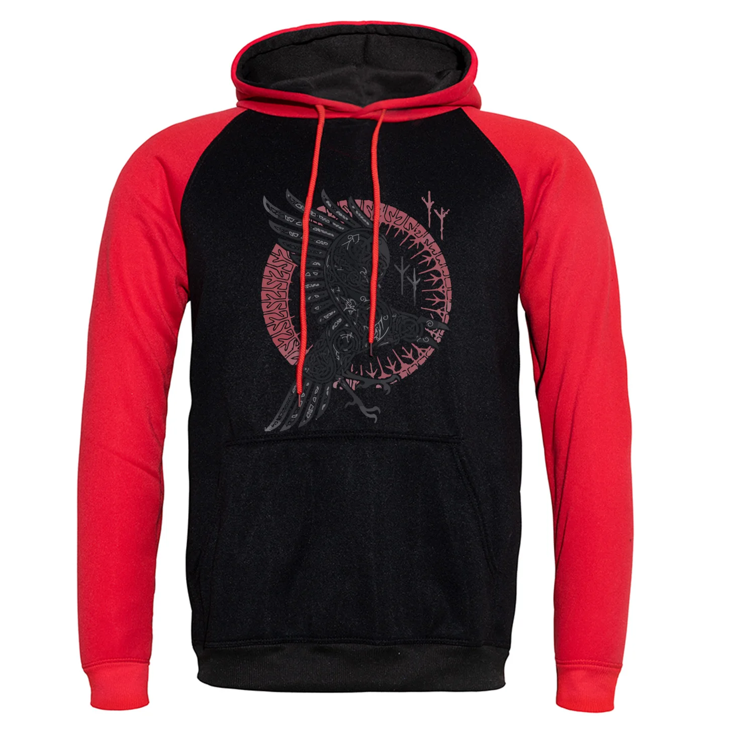

Viking legend Ragnar's Raven Hip Hop Sweatshirts Raglan Hoody 2019 Long Sleeve Funny Autumn Winter Fahion Streetwear Vintage