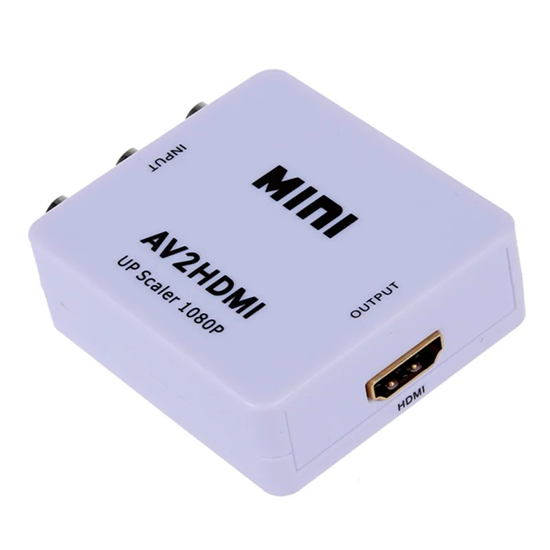 HHO-mini AV CVBS композитный видео-конвертер HDMI увеличенный до 1080P