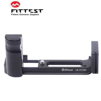 

FITTEST Custom L Bracket for Fuji Fujifilm XT200 X-T200 with Handle Grip Vertical QR Plate RRS Arca SWISS Compatible