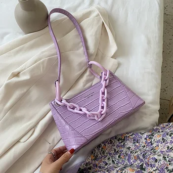 

Fashion new handbags High quality PU leather Women bag Small incense wind chain Lozenge Shoulder bag Lock Stereotypes lattice