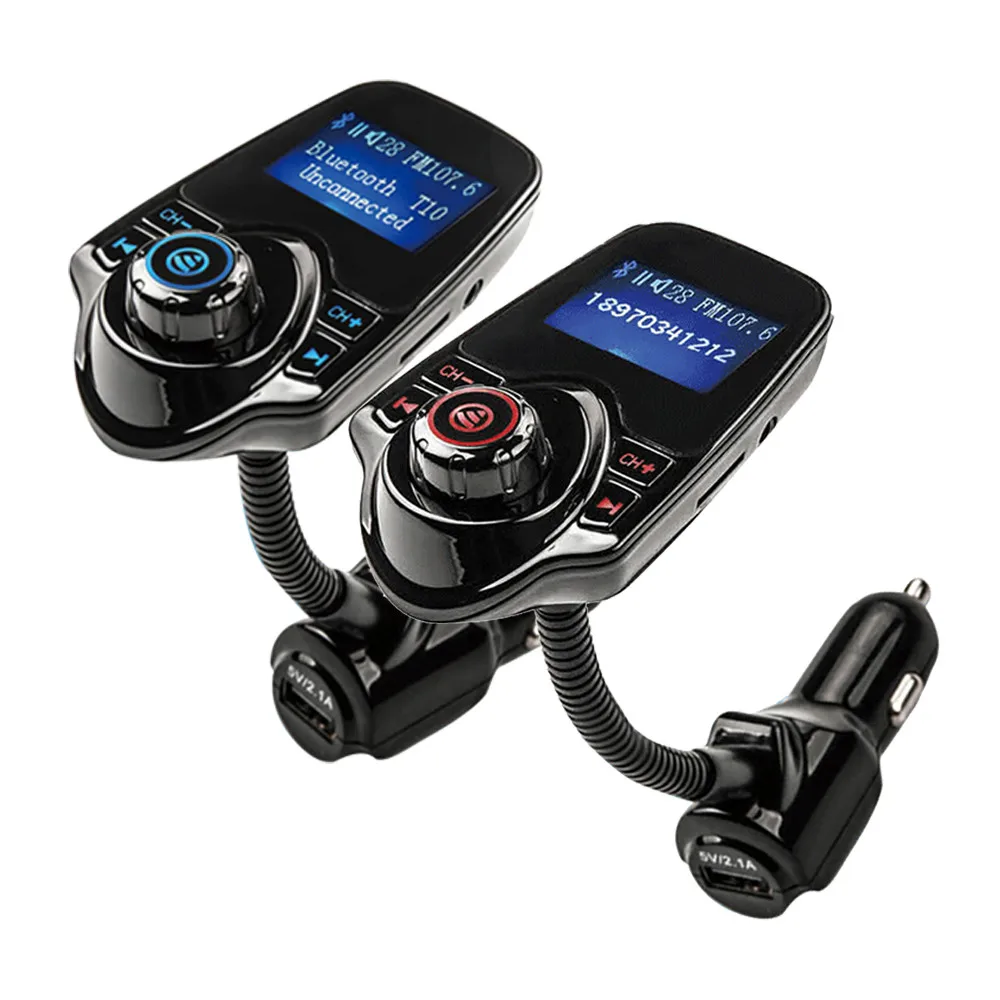 Автомобильный комплект громкой связи беспроводной Bluetooth fm-передатчик MP3-плеер USB lcd модулятор Автомобильный Bluetooth MP3-плеер oct11