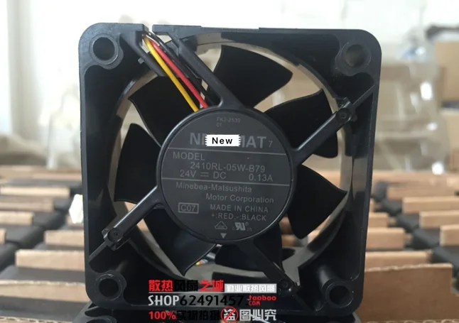 Для телефона 2410RL-05W-B79 C05 C02 DC 24V 0.13A 3-проводной Вентилятор охлаждения сервера 60x60x25