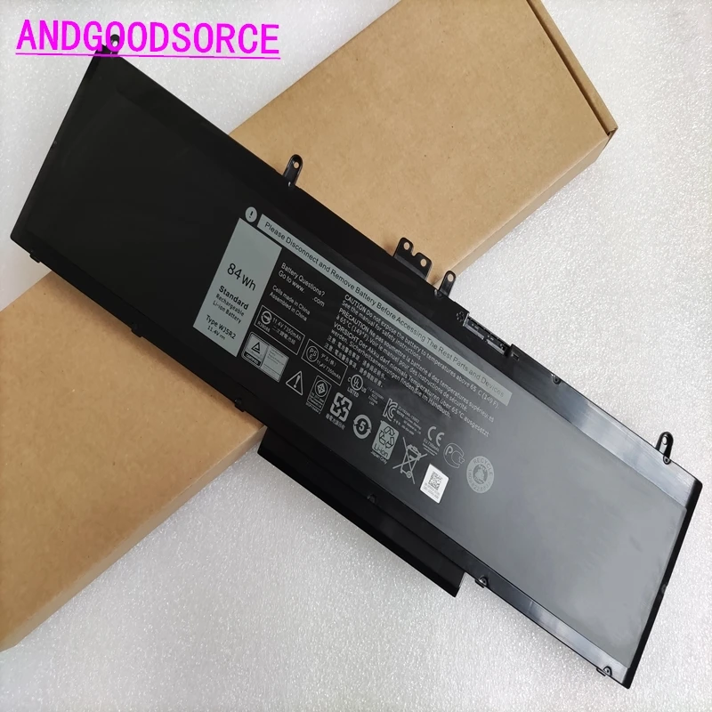 Новый оригинальный аккумулятор WJ5R2 для ноутбука Dell Precision 3510 M3510 Latitude 5570 E5570 4F5YV G9G1H