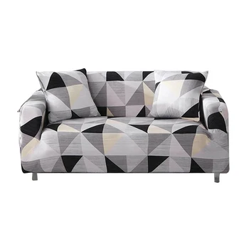 

Household Stretch Slipcovers Sectional Elastic Stretch Sofa Cover for Living Room Couch Cover L shape Armchair Cover Single seat