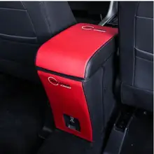 Автомобильный интерьер PU Центральная рука коробка защита анти-удар Крышка для Mitsubishi Eclipse Cross стайлинга автомобилей