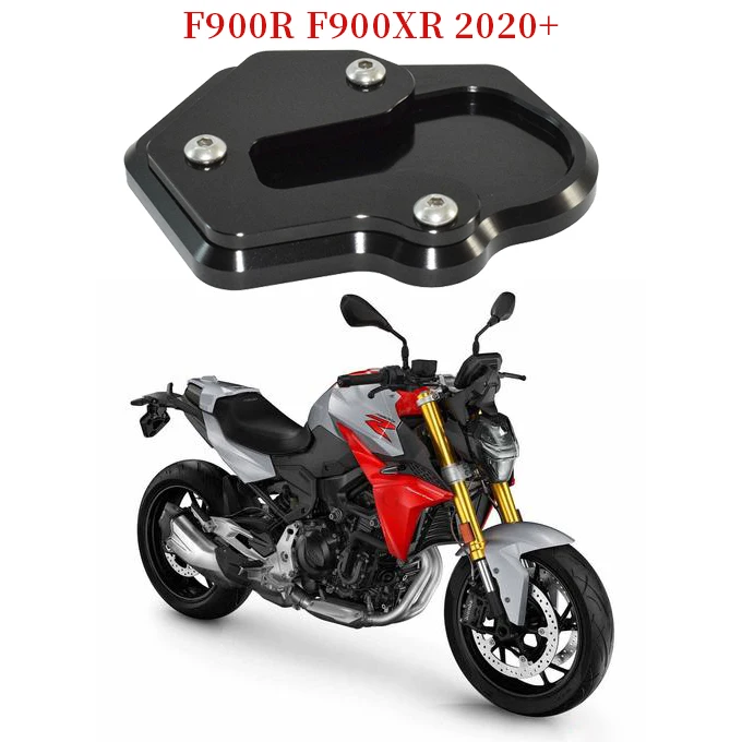 Motorcycle Kickstand Kick Side Stand Extension Plate Replace For-BMW F900R F900XR 2020 | Автомобили и мотоциклы
