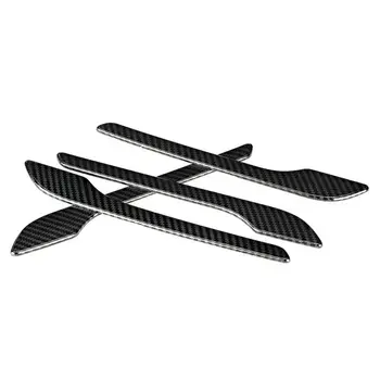 

4 Pcs Auto Door Handle Cover Label Decoration Accessory Fits For Tesla Model 3 2018-2019 Series Car Covers