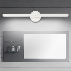 Luz de espejo moderna para dormitorio, luces cálidas cosméticas para pared, espejo de baño, vestidor largo, decoración del hogar, luminaria Mural Miroir