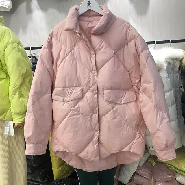 Ladies' down coat women plus size new fashion korean thin down jacket high quality winter coat women