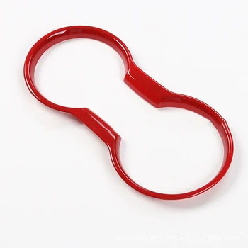 

Red Cup Holder Trim Molding Vehicle Auto 1Pc For Ford Mustang 2015-2019 Cup Holder Cover