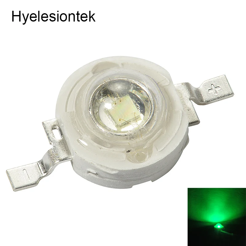 3W Green 50 шт. светодиодный 3W Диод Белый 3 Вт диодо Белый Красный Зеленый Синий Оранжевый УФ RGB высокая бусины силы 3W Вт светильник-излучающий диод яркость DIY - Цвет: 3W Green