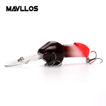 

Mavllos Big Deep Dick Sinking Fishing Lure 85mm 27g Rattle Minnow Crankbait 4 Colors Hard Artificial Bait Wobbler Popper