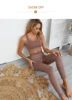 Seamless Hyperflex Workout Set Sport Leggings and Top Yoga Outfits for Women Sportswear Athletic Clothes Gym 2 piece Set XL Size 4