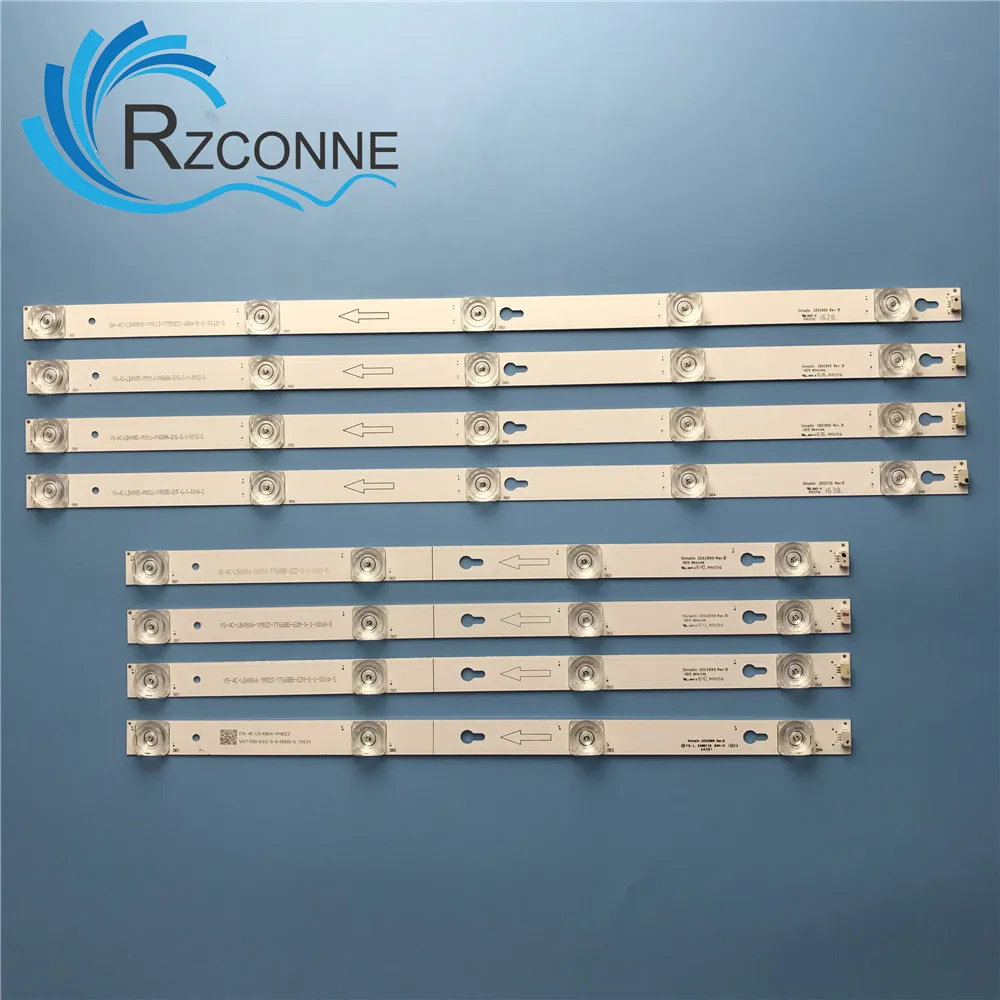LED Backlight strip for 49"TV TOT_49_D2900_4X4+4X5_3030C LVF490CSOT D49A620U LB4905-YH06 L49P1A-F ShineOn 2D02900 2D02899