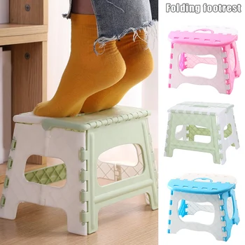 

Spot Plastic Multi Purpose Folding Step Stool Home Train Outdoor Foldable Easy Storage QP2