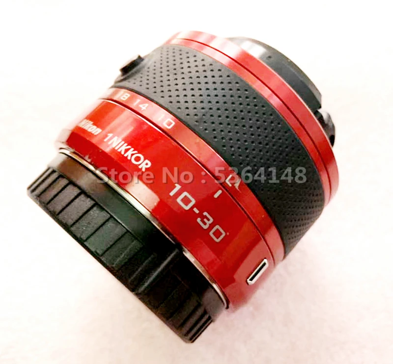 10-30Red For Nikon 1 10-30mm Zoom lens V1 V2 V3 J1 J2 J3 J4 J5 10-30 f/3.5-5.6 mirrorless camera lens(Second-hand - Комплект: 10-30Red