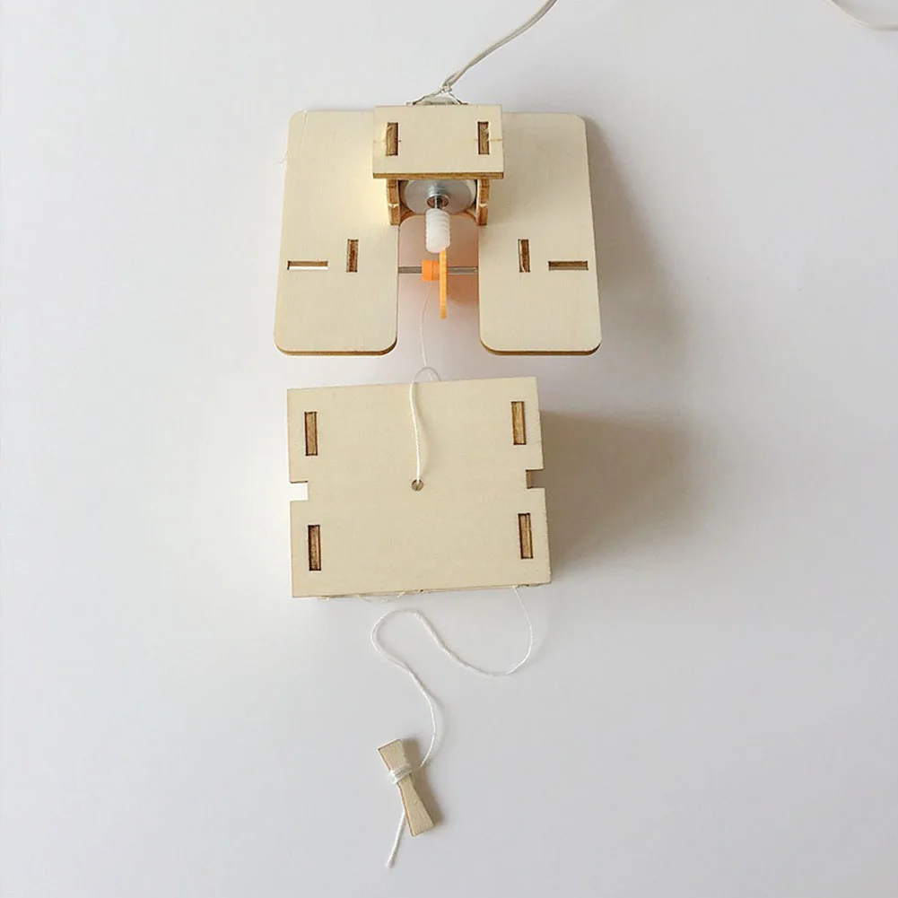 Собрать DIY Электрический Лифт научный эксперимент материал головоломки модель наборы ручной работы обучения собрать студентов подарок