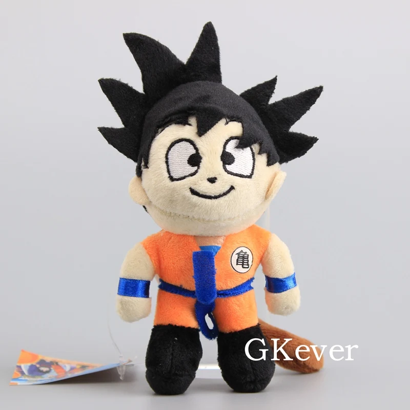 15 см Dragon Ball Z Son Goku плюшевые игрушки кукла Peluche kawaii Сон Гоку плюшевый брелок-подвеска подарок для женщин и детей