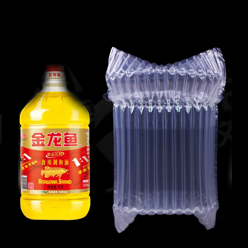 10-14 Column Mailer Oil Potted Fruit Protection shockproof Bag Inflatable Balloon Air Bubble Buffer Glass Bottle Fragile Liquor