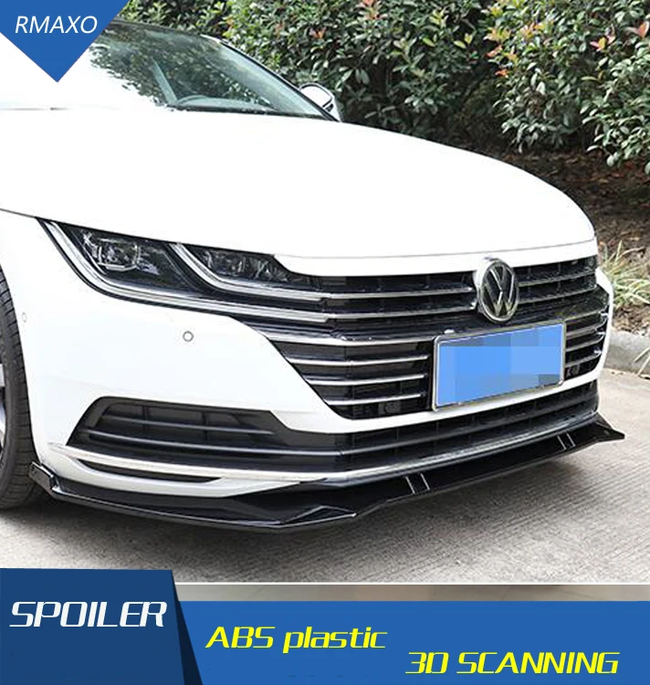 Для CC Body kit спойлер 2019 + для Volkswagen ABS задний бампер диффузор защитные