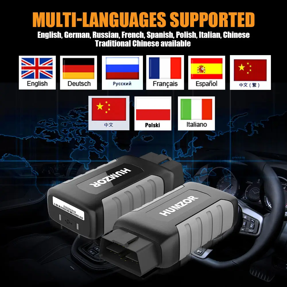 Humzor NexzDAS ND106 для ABS система контроля давления в шинах сброс масла DPF специальная